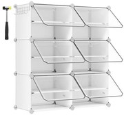 Raft modular cu compartimente BOXIFY, alb