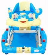 Premergator cu sistem de balansare Baby Care H914 Ratusca, cu melodii, reglabil in 3 trepte de inaltime, Albastru