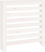 vidaXL Mască pentru calorifer, alb, 79,5x19x84 cm, lemn masiv de pin