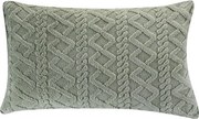 decoDoma Set de 2 feţe pernă INVERNO verde 50 x 70 cm