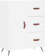 vidaXL Servantă, alb, 69,5x34x90 cm, lemn compozit