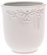 Ghiveci ceramic Ramillete alb, 13 x 14 cm