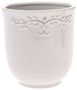Ghiveci ceramic Ramillete alb, 13 x 14 cm