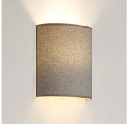 Aplică Brilagi SEMI 1xE27/15W/230V gri deschis