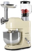 Klarstein Lucia, robot de bucatarie, 3 in 1, 1800 W / 2,7 PS, 5l, otel inoxidabil, fara BPA