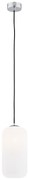 Pendul sticla design decorativ KALIMERA 14cm alb opal