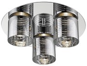 Klausen 140009 - Plafonier LED EVOLUTION 3xLED/5W/230V crom lucios