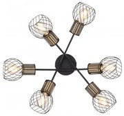 Plafoniera moderna 6 becuri E27 ARGUSTO 54013-6D Globo