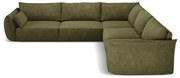 Colțar verde (cu colț variabil) Vanda – Mazzini Sofas