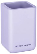 Suport pentru periuța de dinți mov din polirășină Tom Tailor T-Rounded – Wenko