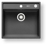 Chiuvetă de bucătărie Pyramis 70007601 CAMEA 50x53 cm granit/negru