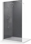Paravan de dus Walk-In sticla securizata fumurie 8 mm, 90x190 cm