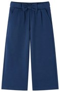 Pantaloni pentru copii cu picioare largi, bleumarin, 92