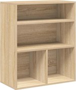 vidaXL Bibliotecă, stejar Sonoma, 60x30x71,5 cm, lemn prelucrat