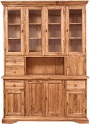 Vitrina, L156 50 H200 cm, 4 usi si sertare