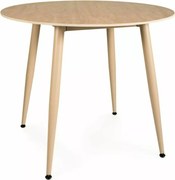 Masa rotunda Rion bej mat/cașmir ø90/h76 cm