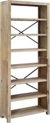 vidaXL Bibliotecă cu 7 rafturi, 80x30x200 cm, lemn masiv de acacia