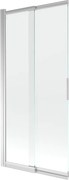 Mexen Fox paravan de duș cu 2 uși glisante 85 x 150 cm, transparent, crom - 891-085-002-01-00