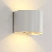 Aplica exterior 2 becuri LED 2X5W IP54 969LED100R/WH ELMARK