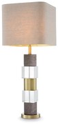 Veioza/ lampa de masa LUX Cullingham, alama antic/ gri