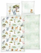 Herding Lenjerie de pat din bumbac pentru copiiSafari , 135 x 200 cm, 80 x 80 cm, 135 x 200 cm, 80 x 80 cm