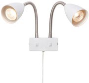 Markslöjd 108900 - Aplică de perete CIRO cu 2 spoturi (2x GU10, 7W, 230V), alb