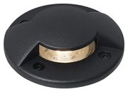 Spot modern de sol negru GU10 50mm Efect de 2 lumini IP65 - Cellar