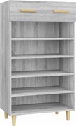 vidaXL Pantofar, gri sonoma, 60x35x105 cm, lemn compozit