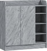 Homcom Dulap Pantofi 83×30×90 cm – Lemn, 12 Perechi, Culoare Cafenie | Aosom Romania