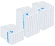 vidaXL Saci de depozitare cu vid cu depozitare 50 pcs 100 x 80 cm