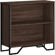 vidaXL Bibliotecă, stejar maro, 80x31x74,5 cm, lemn prelucrat