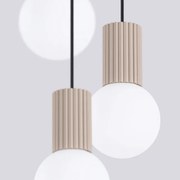 Lustră pe cablu Sollux SL.1745 HALO 3xG9/8W/230V d. 25 cm bej