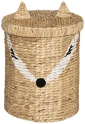 Cos pentru jucarii cu capac, in forma de vulpe, 37 cm