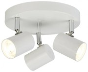 Plafoniera LED cu 3 spoturi directionabile Rollo alba 3173WH SRT