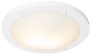 Plafoniera moderna alba 41 cm IP44 - Yuma