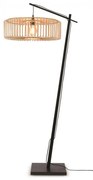 Lampadar eco din bambus Bromo L negru/ natur, 60x18cm