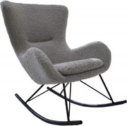 Scaun balansoar design nordic Scandinavia Swing, boucle gri