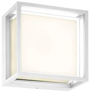 Plafoniera LED iluminat exterior modern IP65 CHAMONIX alba