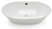 Bathco 4038 - Lavoar pentru blat TOULOUSE 59x42 cm, porțelan/alb