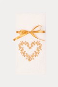 Prosoape de bucătărie HEART, 2 buc Crem-Muștar /Cream-Mustard Set (2 buc, 40x60 cm)