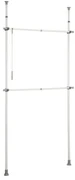 Suport pentru haine alb telescopic din metal Herkules – Wenko