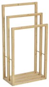 WENKO 25629100 - Suport pentru prosoape BAMBUSA 42,5x82 cm maro
