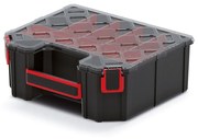 Organizator servieta 28,4 x 24,3 x 10,5 cm, combinatie, negru