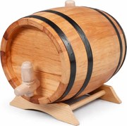 Butoi din lemn masiv de fag pentru vin, disponibil la 3L   5L   15L