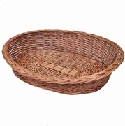 vidaXL Coș pentru câini/Pat pentru animale de casă, 90 cm, răchită