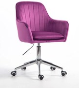 HR2022K Fucsia din Catifea Bază Cromata