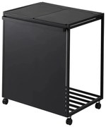 Coș de gunoi negru de reciclat din metal Tower – YAMAZAKI