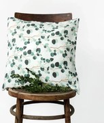 Față de pernă din in 40x40 cm Eucalyptus – Linen Tales