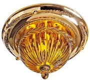 Plafoniera clasica LUX realizata manual Amber 48cm