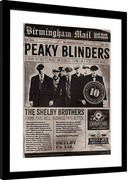 Poster înrămat Peaky Blinders - 10th Anniversary Newspaper